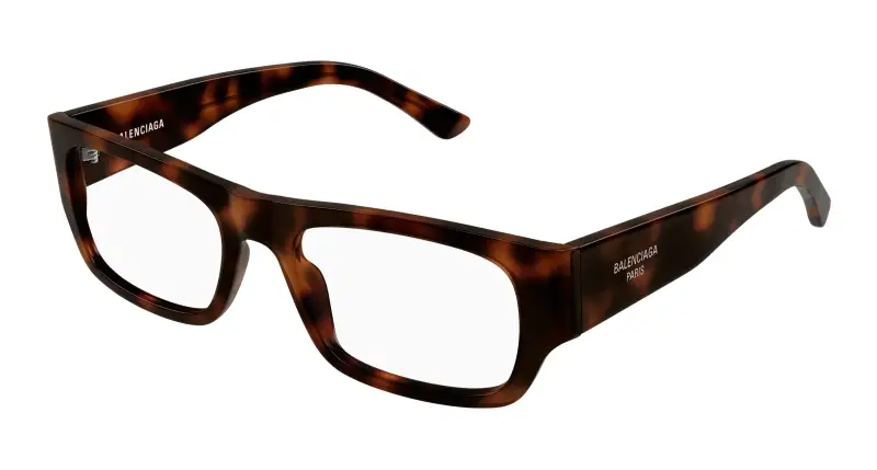 Uomo BB0370O 003 Montature da vista Acetato Havana Trasparente Squadrata
