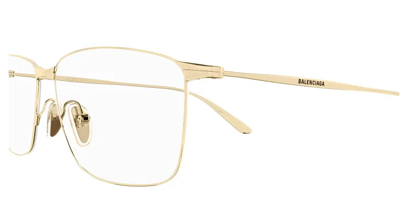 Uomo BB0415O 003 Montature da vista Acetato Oro Trasparente Squadrata miniatura 3