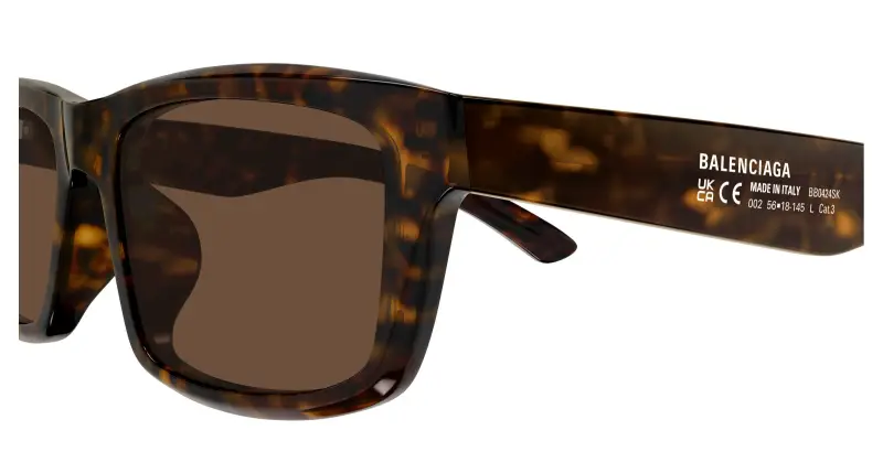 Balenciaga Occhiali da sole Uomo Marrone 3530844 miniatura 3