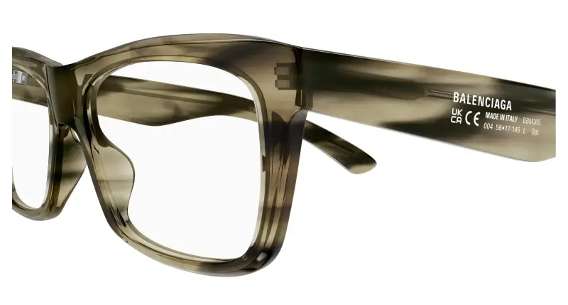 Uomo BB0426O 004 Montature da vista Acetato Havana Trasparente Squadrata miniatura 3