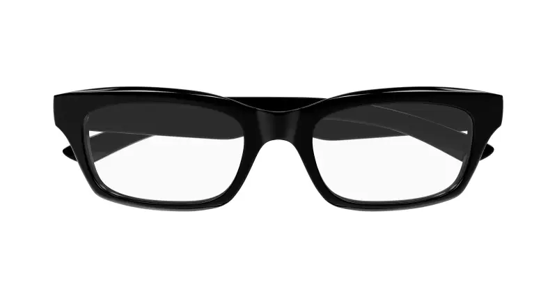 Uomo BB0427O 001 Montature da vista Acetato Nero Trasparente Squadrata miniatura 2