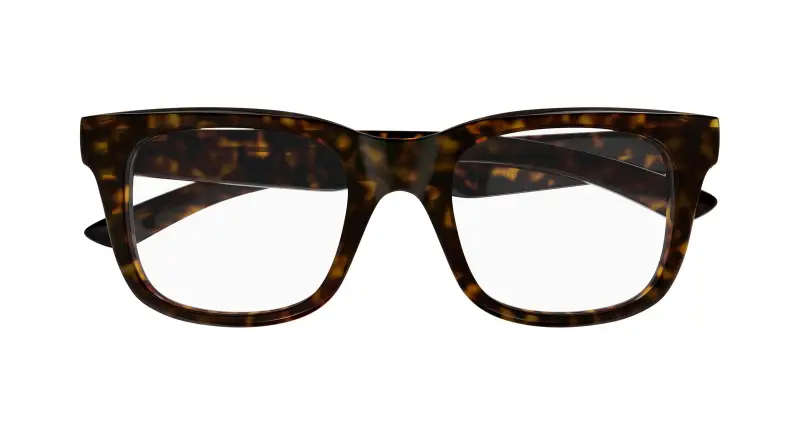 Uomo BB0428O 007 Montature da vista Acetato Havana Trasparente Squadrata miniatura 2