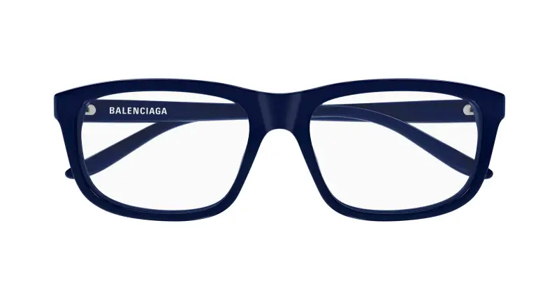 Uomo BB0438O 004 Montature da vista Acetato Blu Trasparente Squadrata miniatura 2