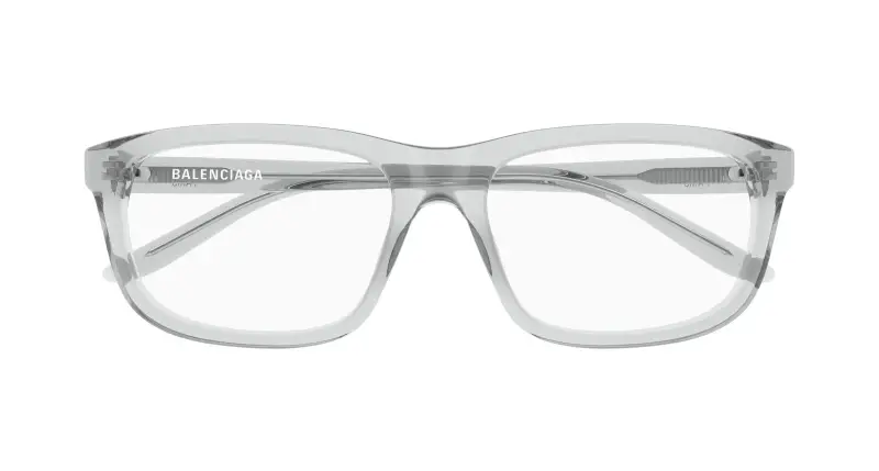 Uomo BB0438O 005 Montature da vista Acetato Grigio Trasparente Squadrata miniatura 2