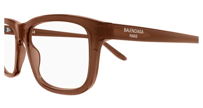 Uomo BB0438O 006 Montature da vista Acetato Marrone Trasparente Squadrata miniatura 3