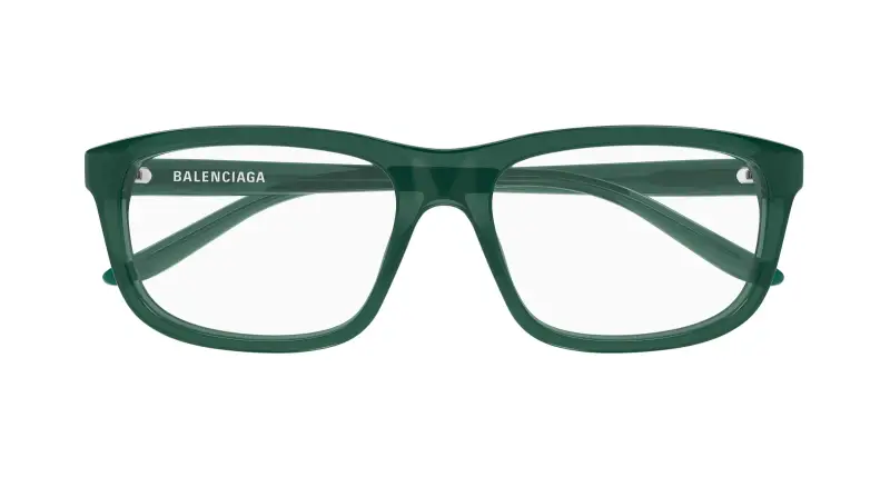 Uomo BB0438O 007 Montature da vista Acetato Verde Trasparente Squadrata miniatura 2