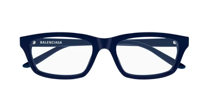 Uomo BB0439O 004 Montature da vista Acetato Blu Trasparente Squadrata miniatura 2