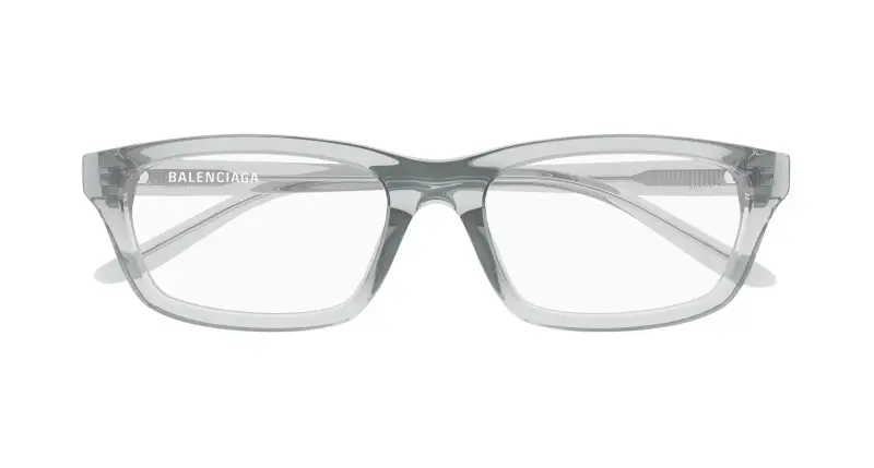 Uomo BB0439O 005 Montature da vista Acetato Grigio Trasparente Squadrata miniatura 2