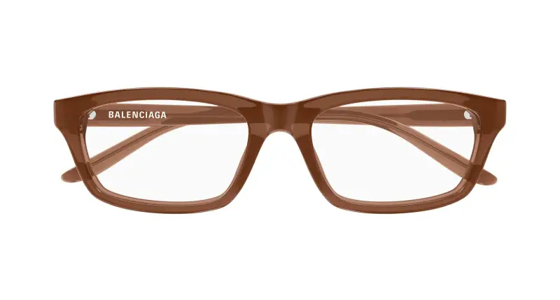 Uomo BB0439O 006 Montature da vista Acetato Marrone Trasparente Squadrata miniatura 2