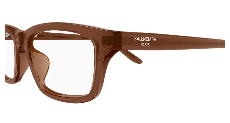 Uomo BB0439O 006 Montature da vista Acetato Marrone Trasparente Squadrata miniatura 3