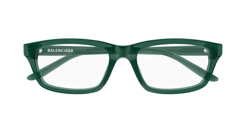 Uomo BB0439O 007 Montature da vista Acetato Verde Trasparente Squadrata miniatura 2