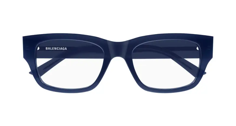 Uomo BB0450O 004 Montature da vista Acetato Blu Trasparente Squadrata miniatura 2