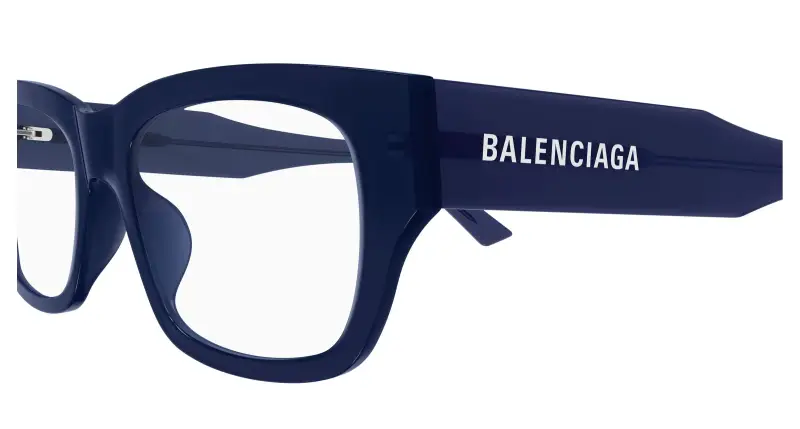 Uomo BB0450O 004 Montature da vista Acetato Blu Trasparente Squadrata miniatura 3