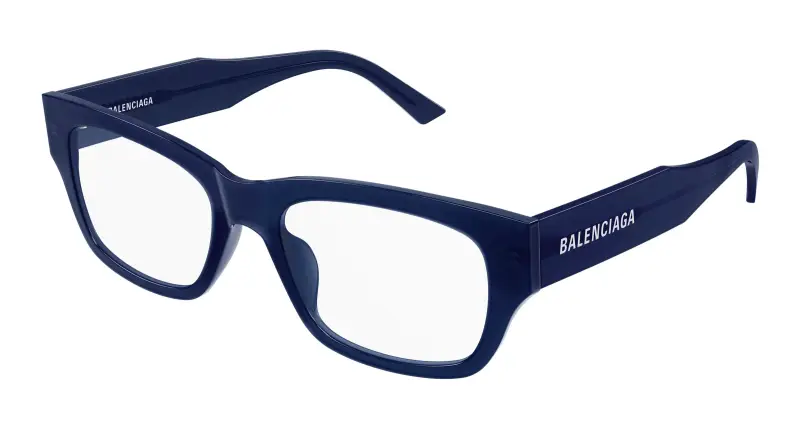 Uomo BB0450O 004 Montature da vista Acetato Blu Trasparente Squadrata