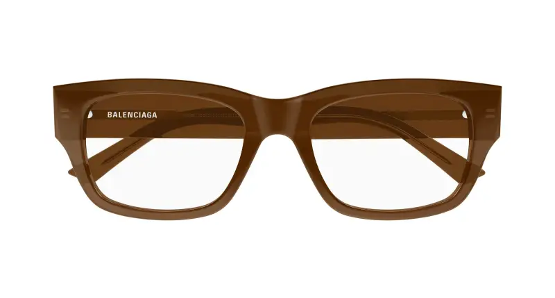 Uomo BB0450O 005 Montature da vista Acetato Marrone Trasparente Squadrata miniatura 2