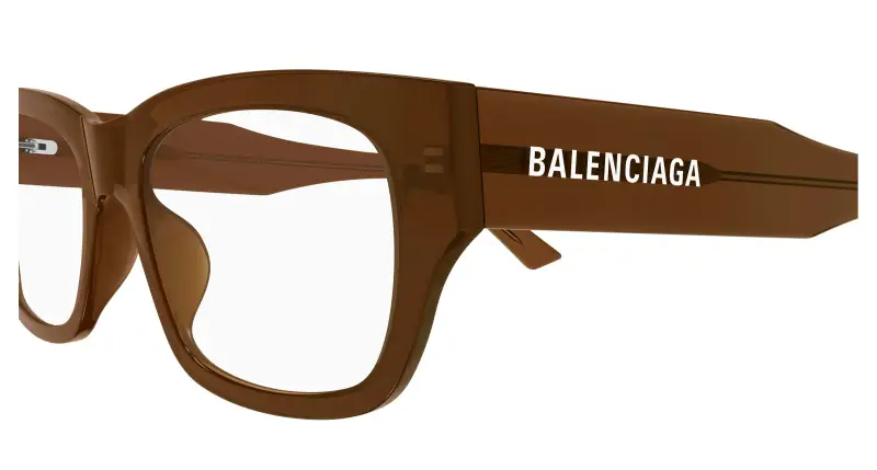 Uomo BB0450O 005 Montature da vista Acetato Marrone Trasparente Squadrata miniatura 3