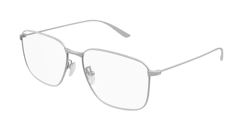 Uomo BB0452O 001 Montature da vista Acetato Rutenio Trasparente Squadrata