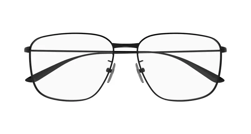 Uomo BB0452O 002 Montature da vista Acetato Nero Trasparente Squadrata miniatura 2