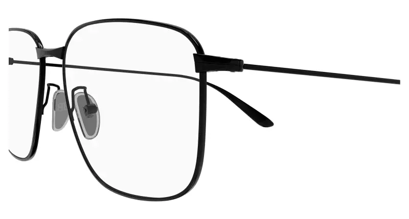 Uomo BB0452O 002 Montature da vista Acetato Nero Trasparente Squadrata miniatura 3