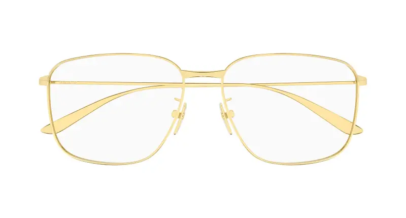 Uomo BB0452O 003 Montature da vista Acetato Oro Trasparente Squadrata miniatura 2