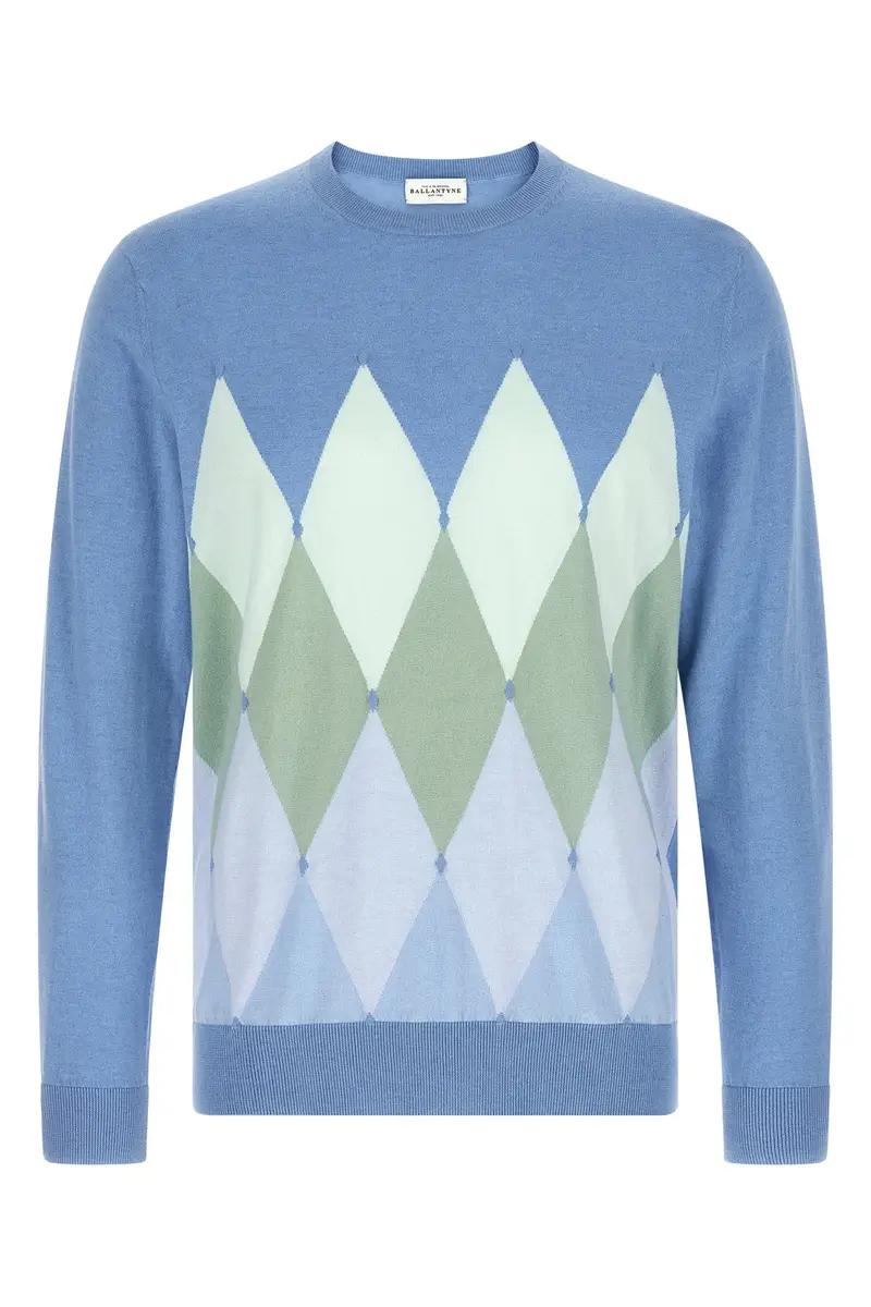 Maglia Argyle Azzurro