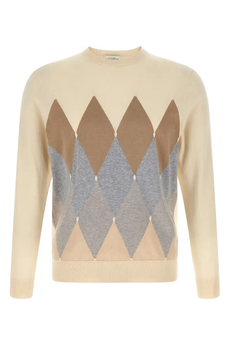Maglia Argyle Beige