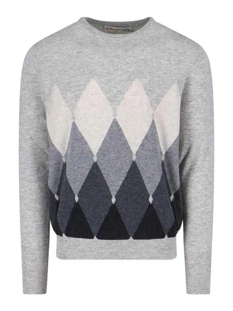 Maglia In Cashmere Grigio