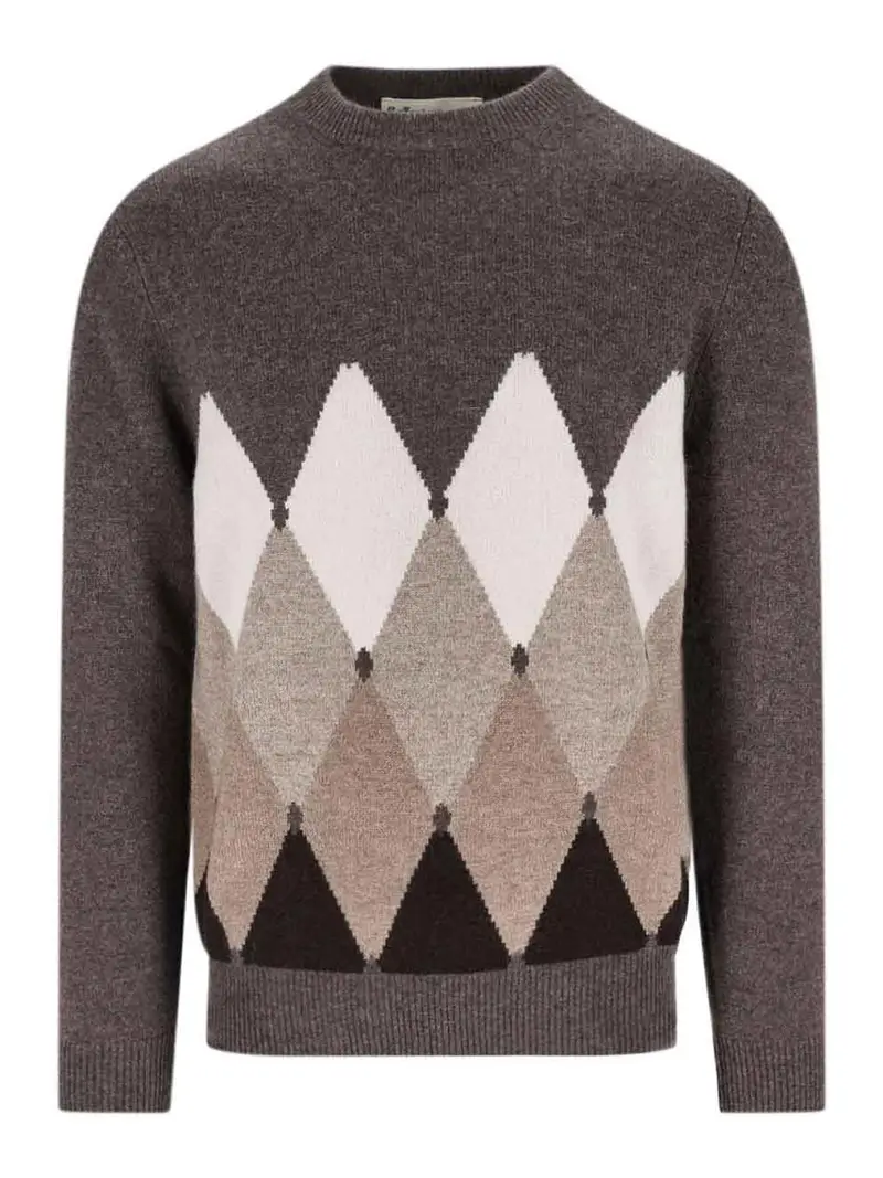 Maglia In Cashmere Marrone