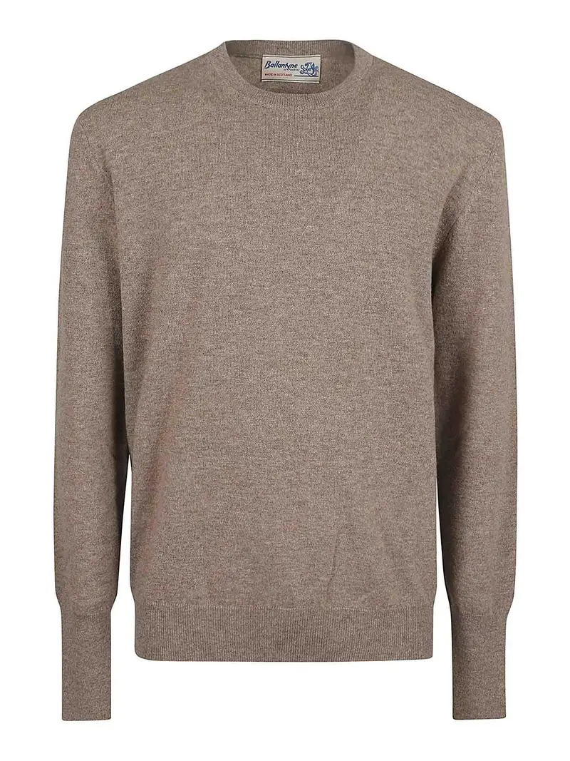 Maglione girocollo Beige