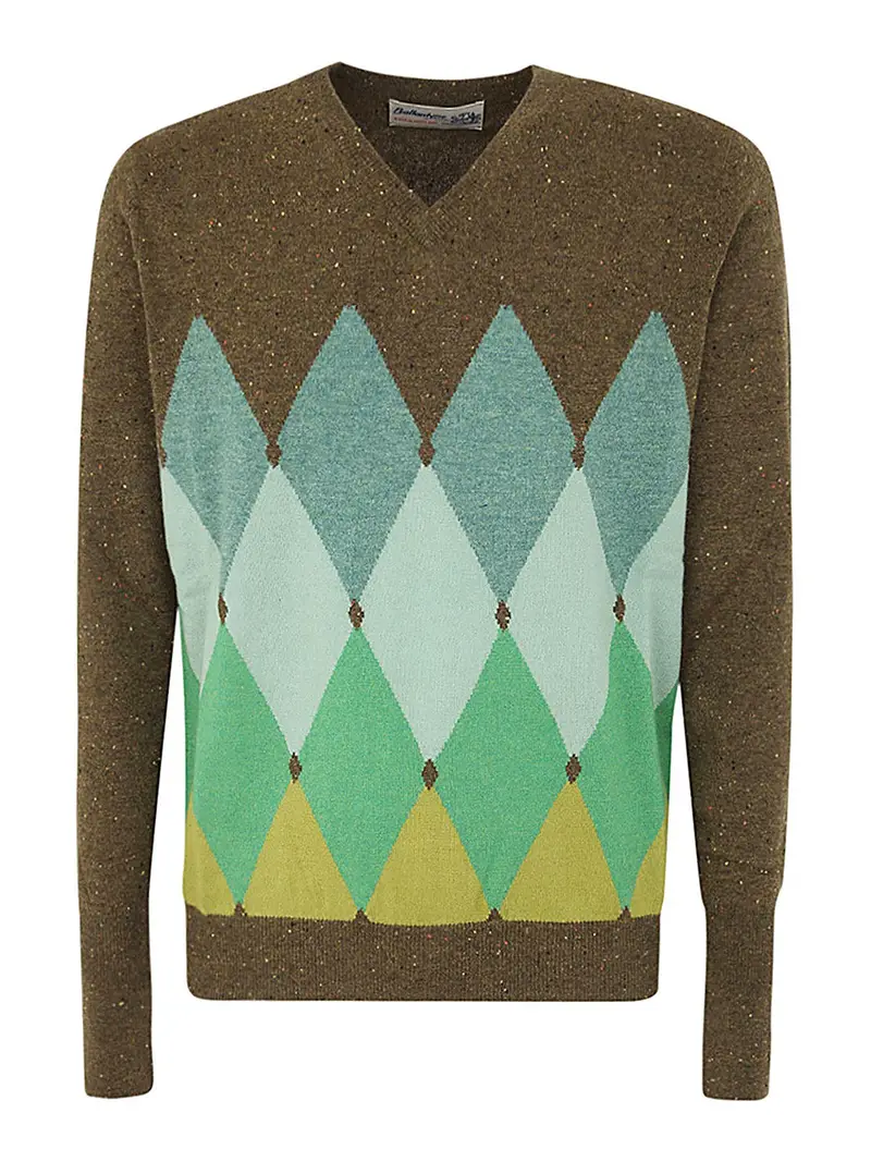 V neck pullover Verde