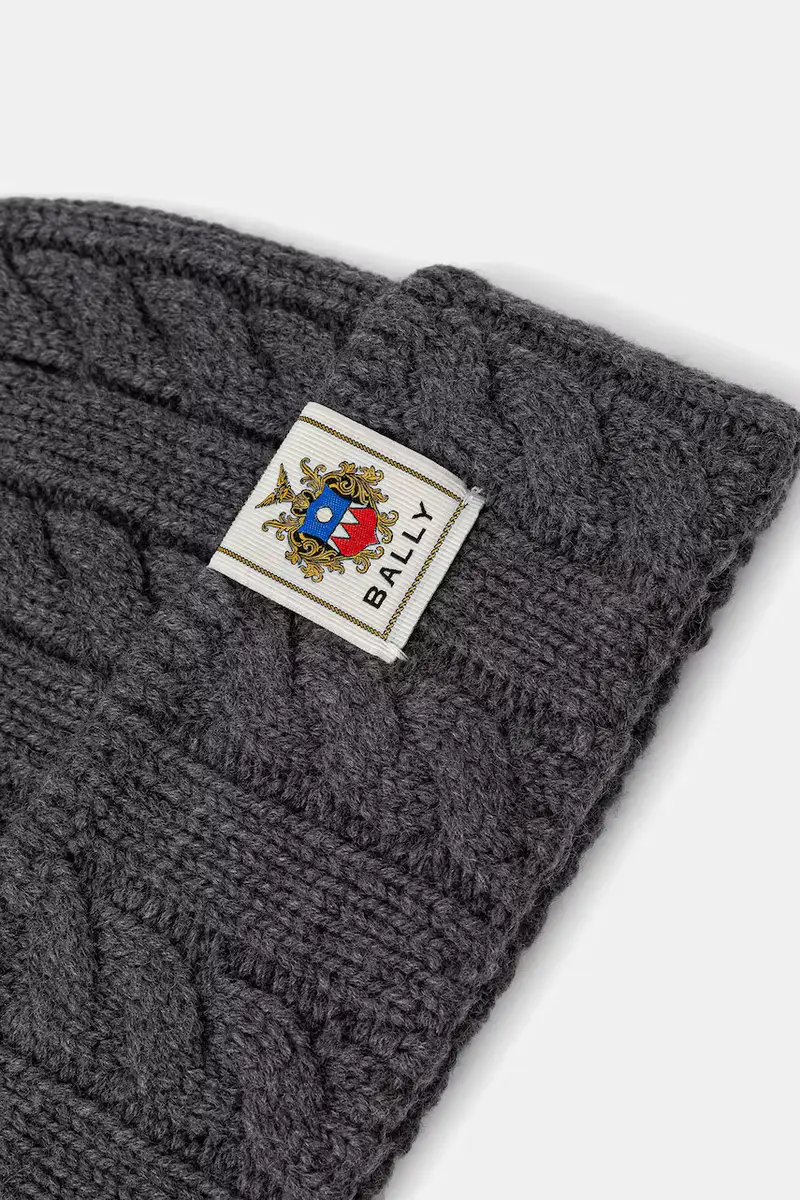 berretto in lana colore grigio MHA03L miniatura 2