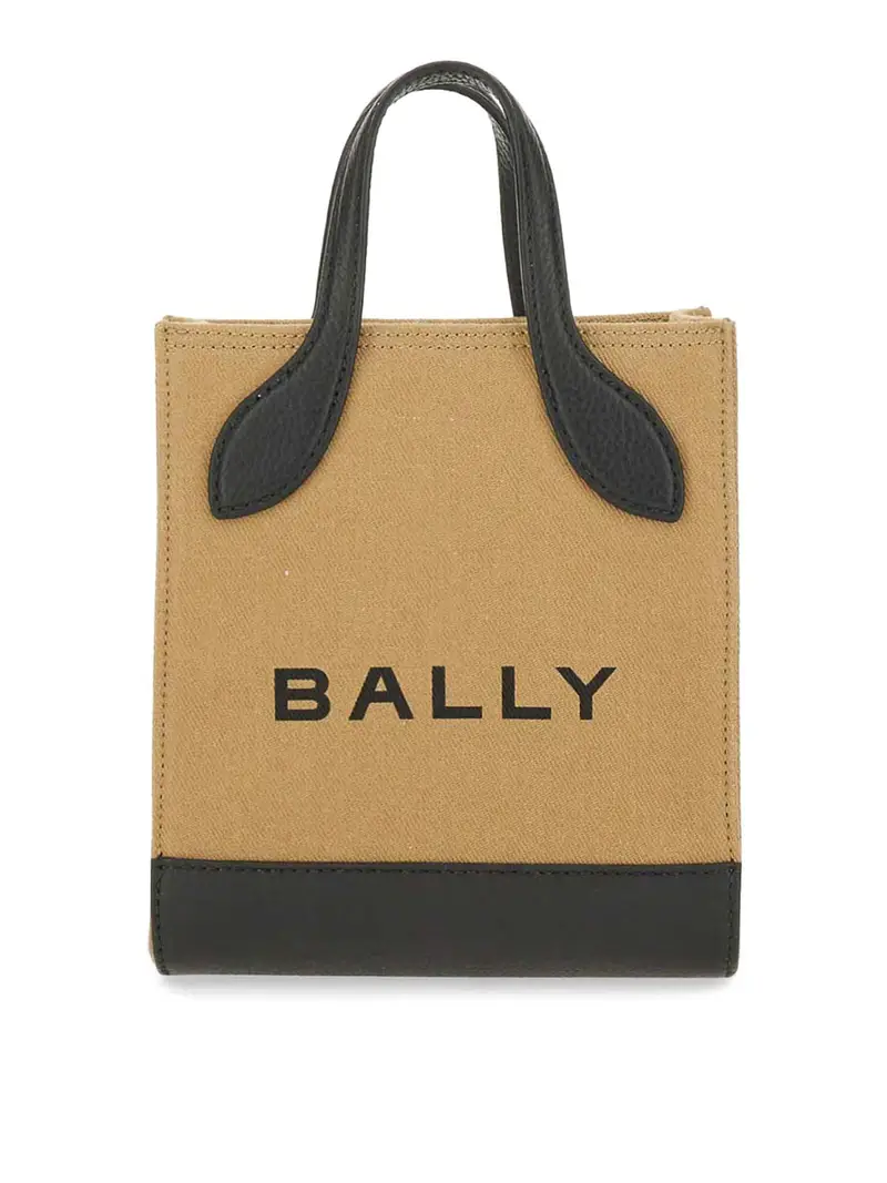 Borsa Con Logo Beige