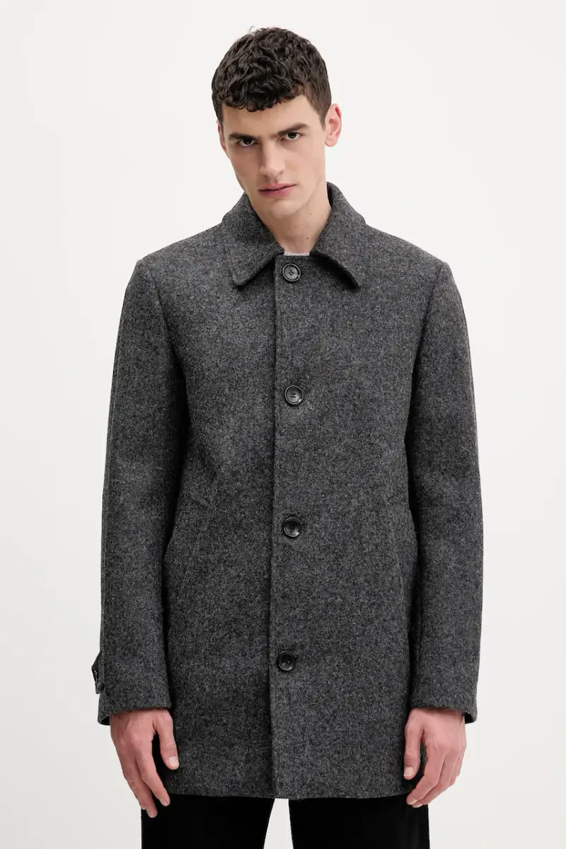 cappotto in lana Grigio