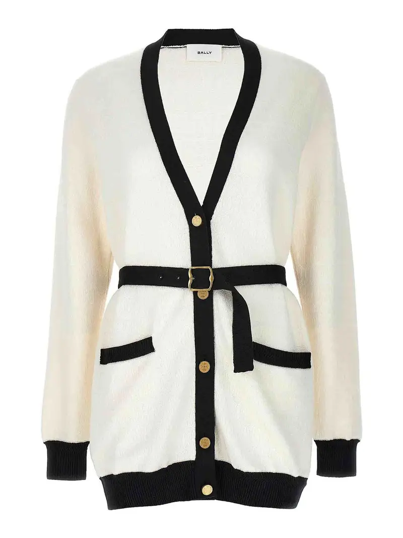 Bally Cardigan Bianco 3260519