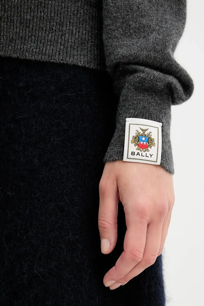 Bally Cardigan Donna Grigio 3424552 miniatura 5