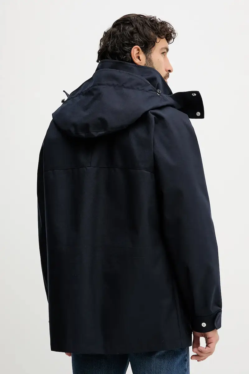 giacca colore blu navy MOU0B0 miniatura 3