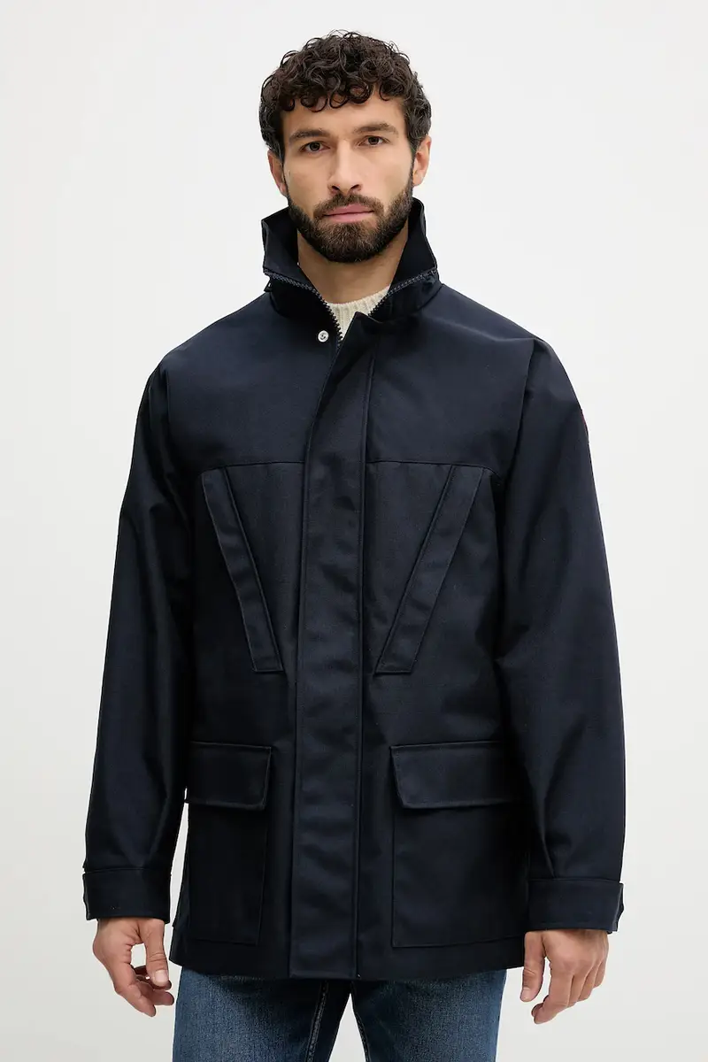 giacca colore blu navy MOU0B0 miniatura 4