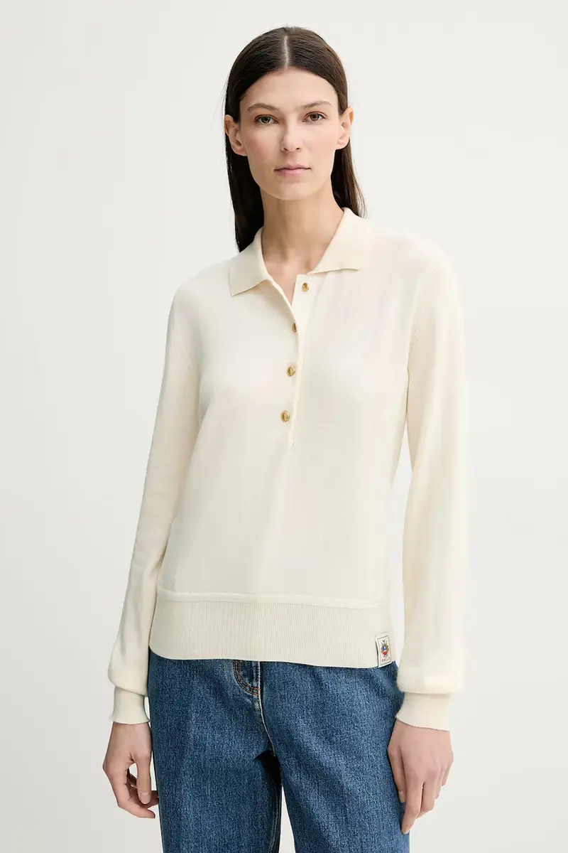 maglione in cachemirie donna colore beige WKN098