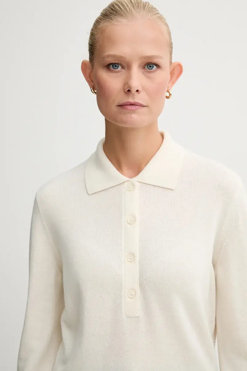 maglione in cachemirie donna colore beige WKN0AP miniatura 4