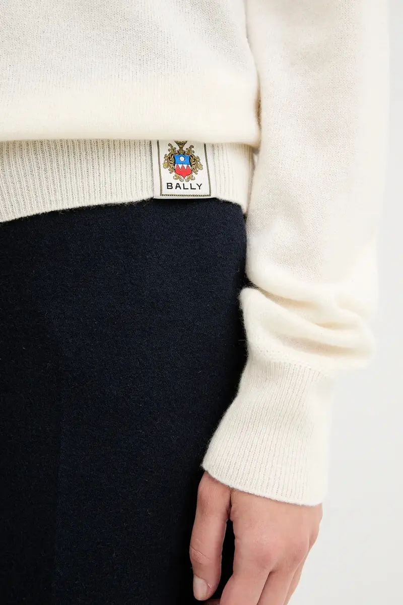 maglione in cachemirie donna colore beige WKN0BA miniatura 5