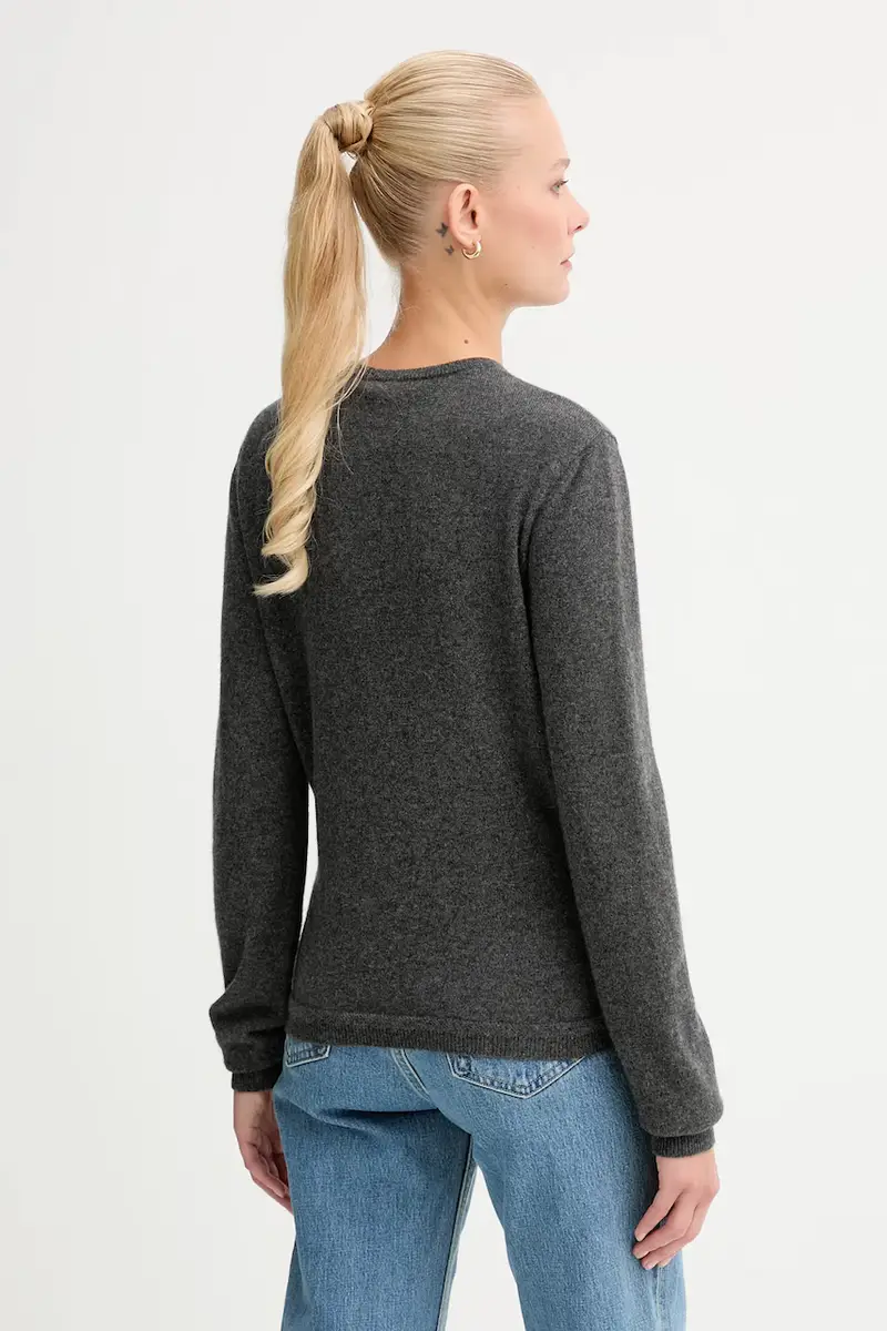 maglione in cachemirie donna colore grigio WKN07P miniatura 3