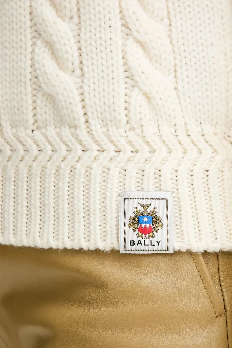 maglione in lana donna colore beige WKN0BG miniatura 5