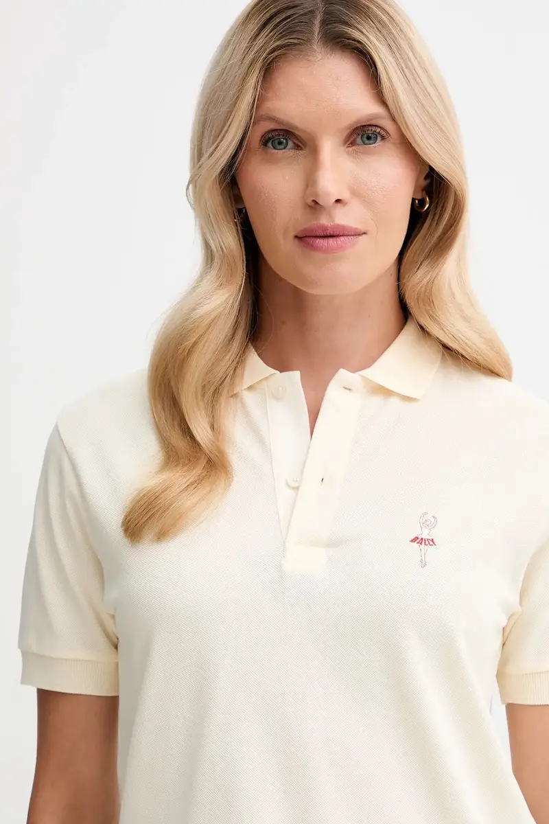 Bally Polo Donna Beige 3574523 miniatura 4