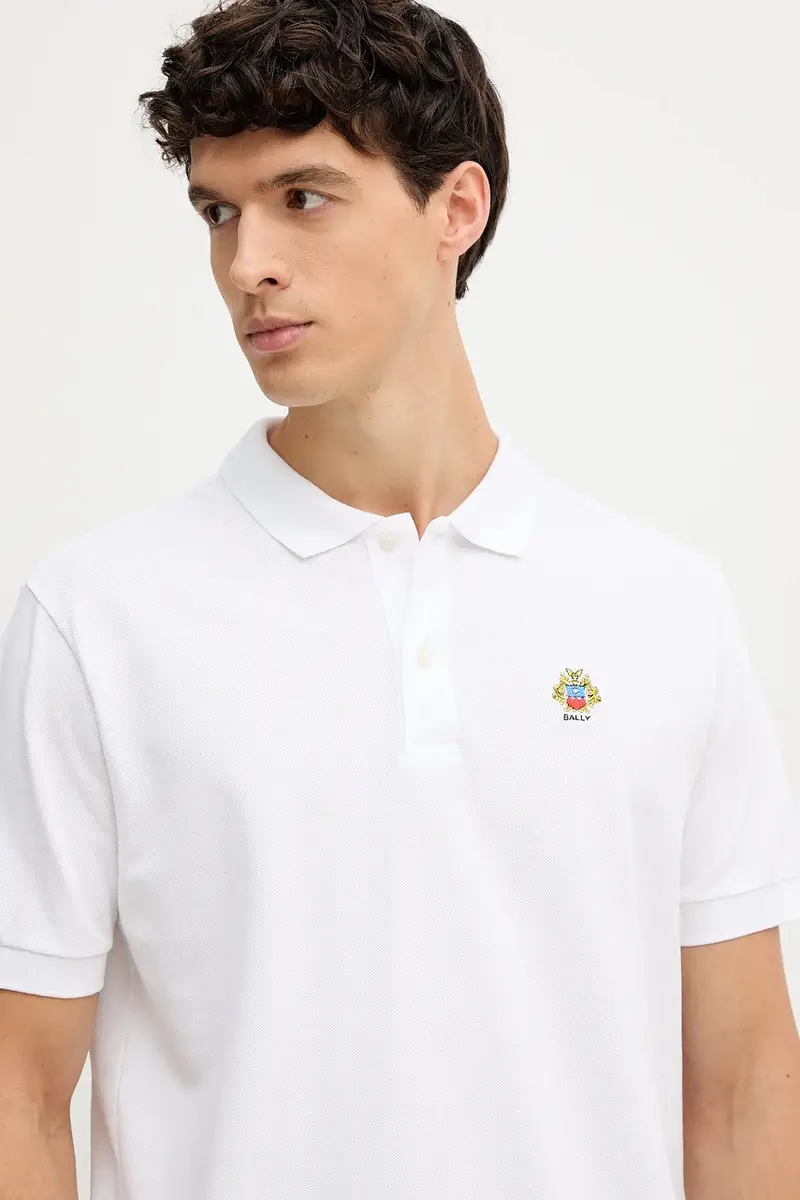 Bally Polo Uomo Bianco 3577175 miniatura 4