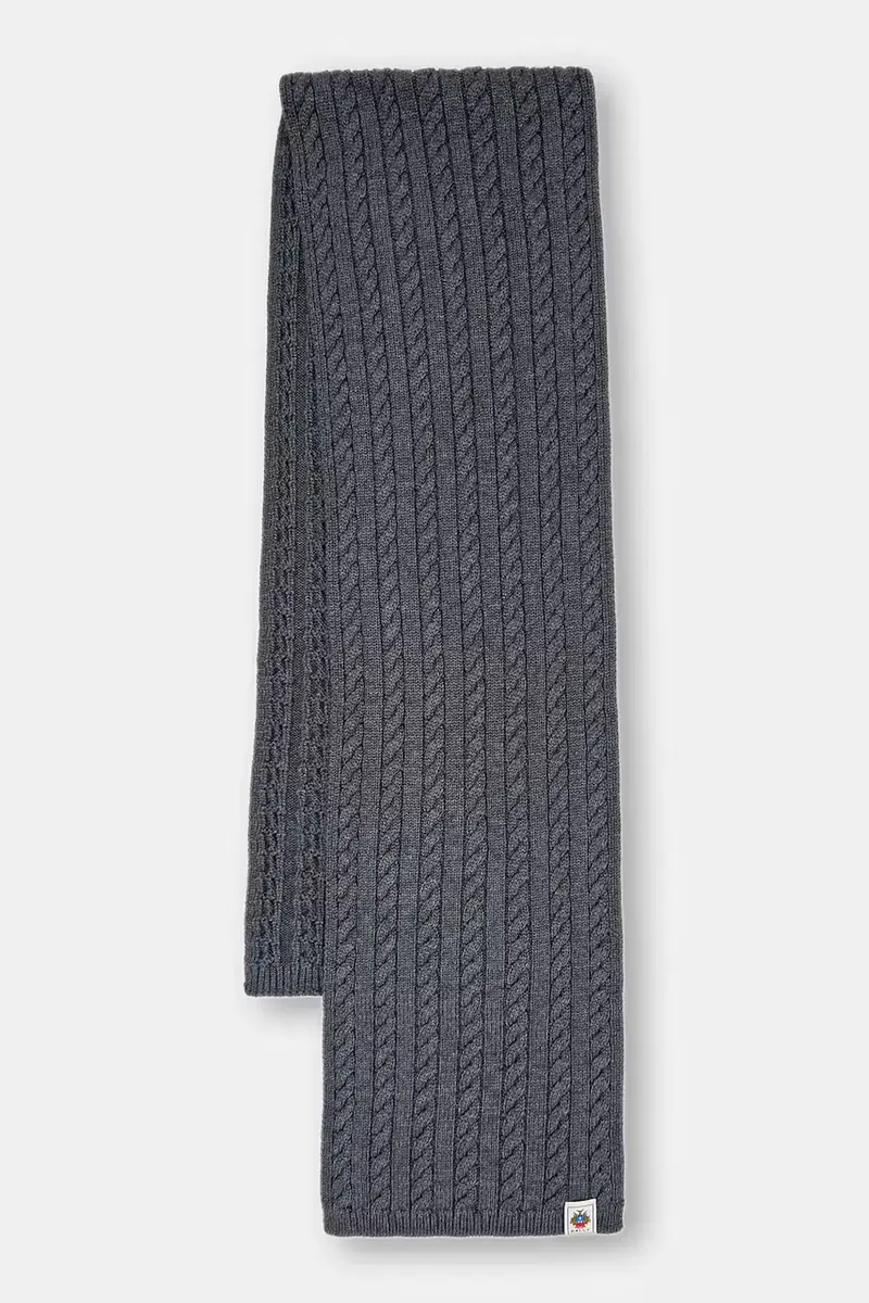 sciarpa in lana uomo colore grigio MSC03G