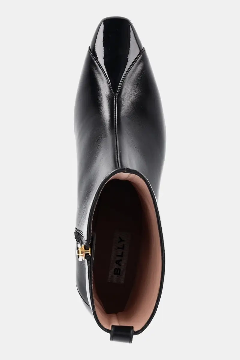 stivaletti alla caviglia in pelle SELISKA 55 donna colore nero WB5518 miniatura 4