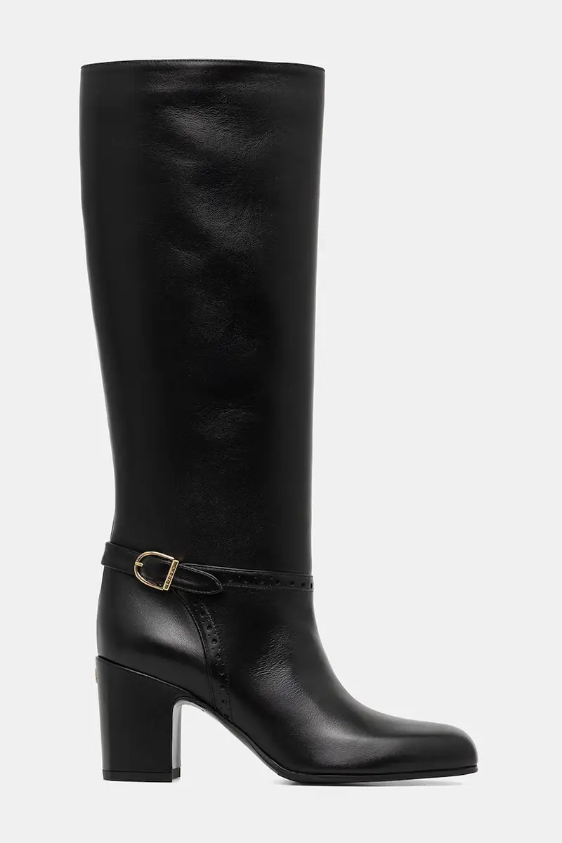 stivali in pelle ENILDA 75 donna colore nero WB750A miniatura 2