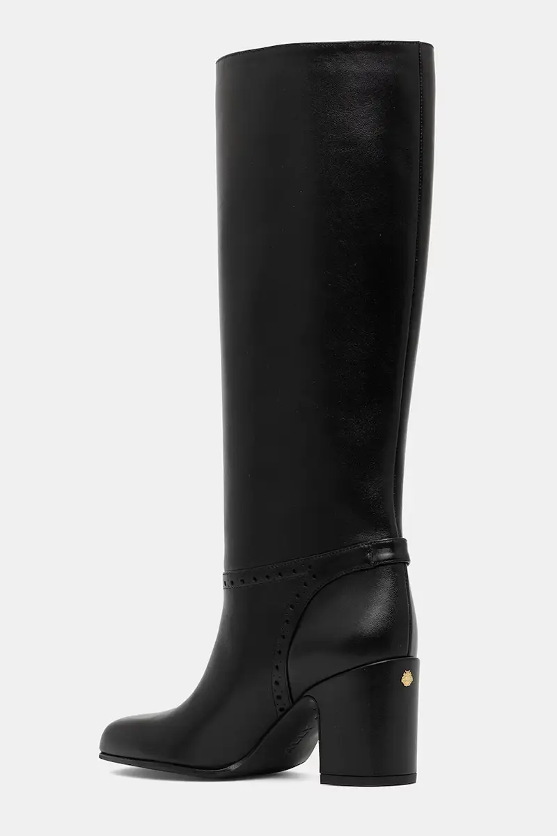 stivali in pelle ENILDA 75 donna colore nero WB750A miniatura 3