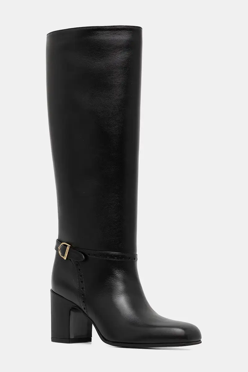 stivali in pelle ENILDA 75 donna colore nero WB750A