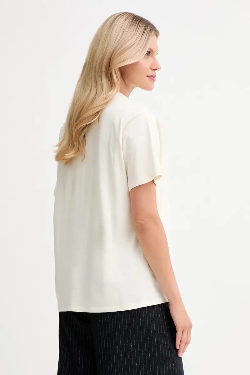 Bally T-shirt Donna Beige 3574380 miniatura 3